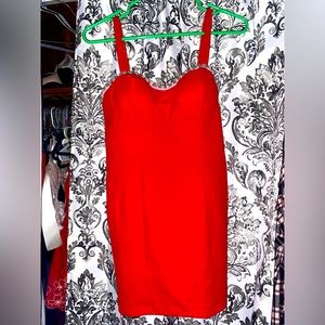 Brand new red mini dress